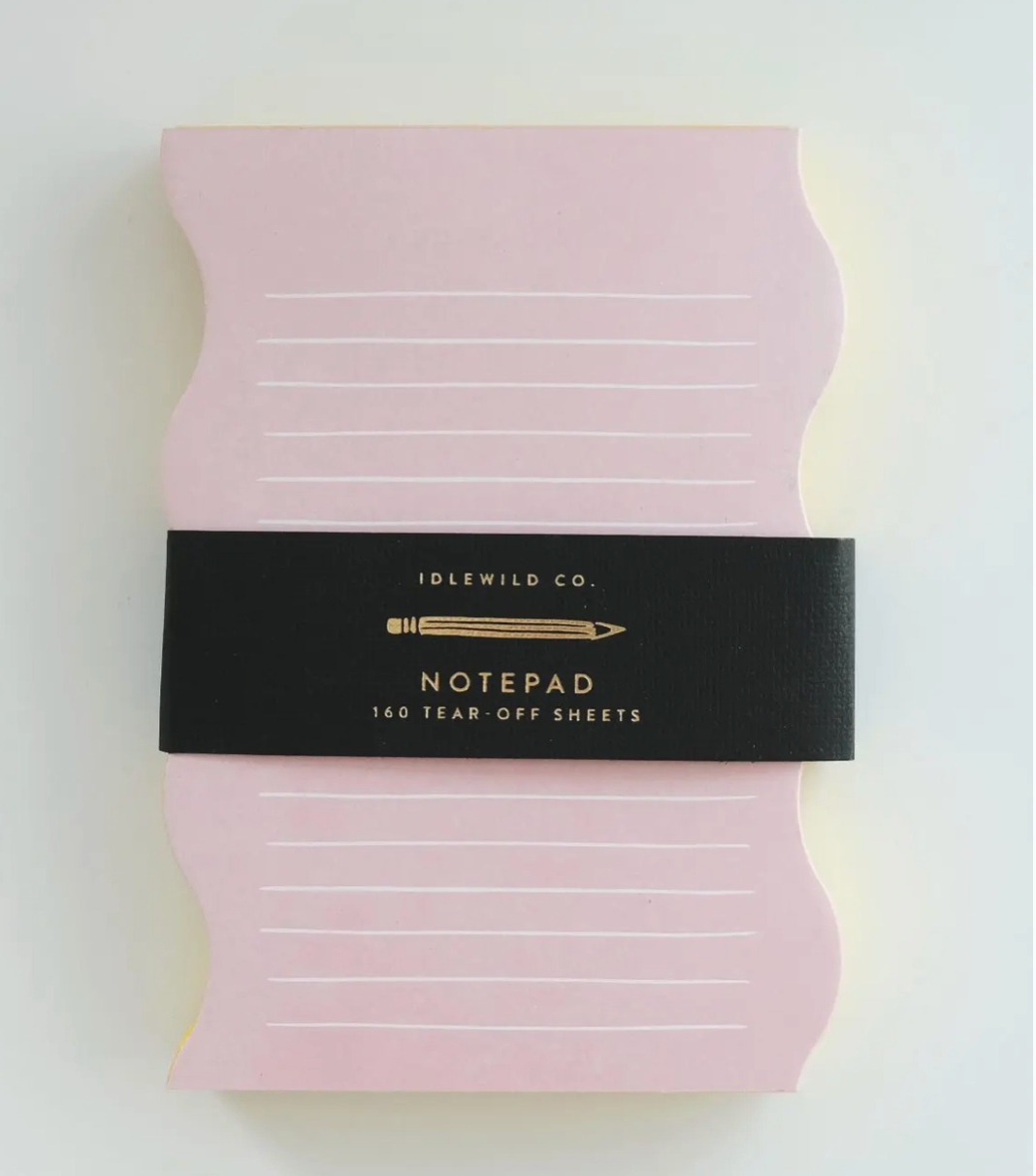 Pink/Yellow Wavy Notepad