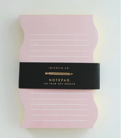 Pink/Yellow Wavy Notepad