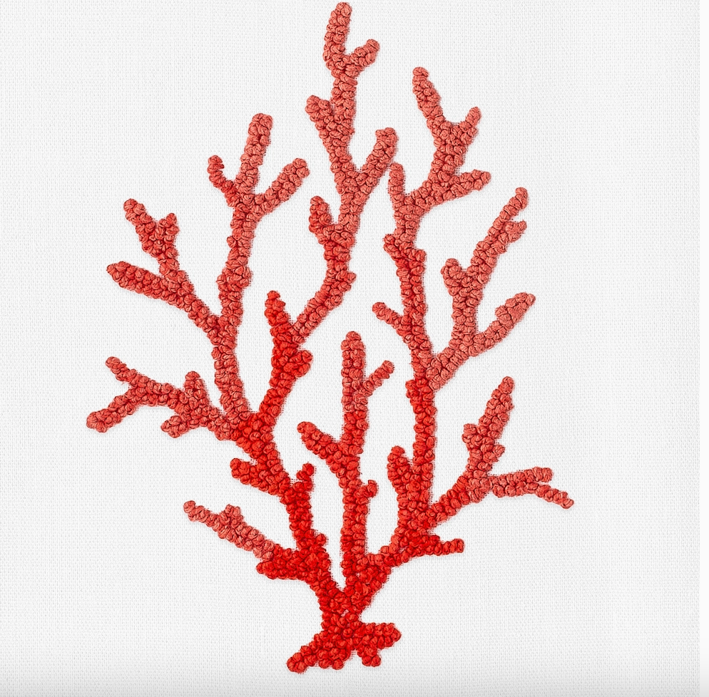 Coral Hand Towel
