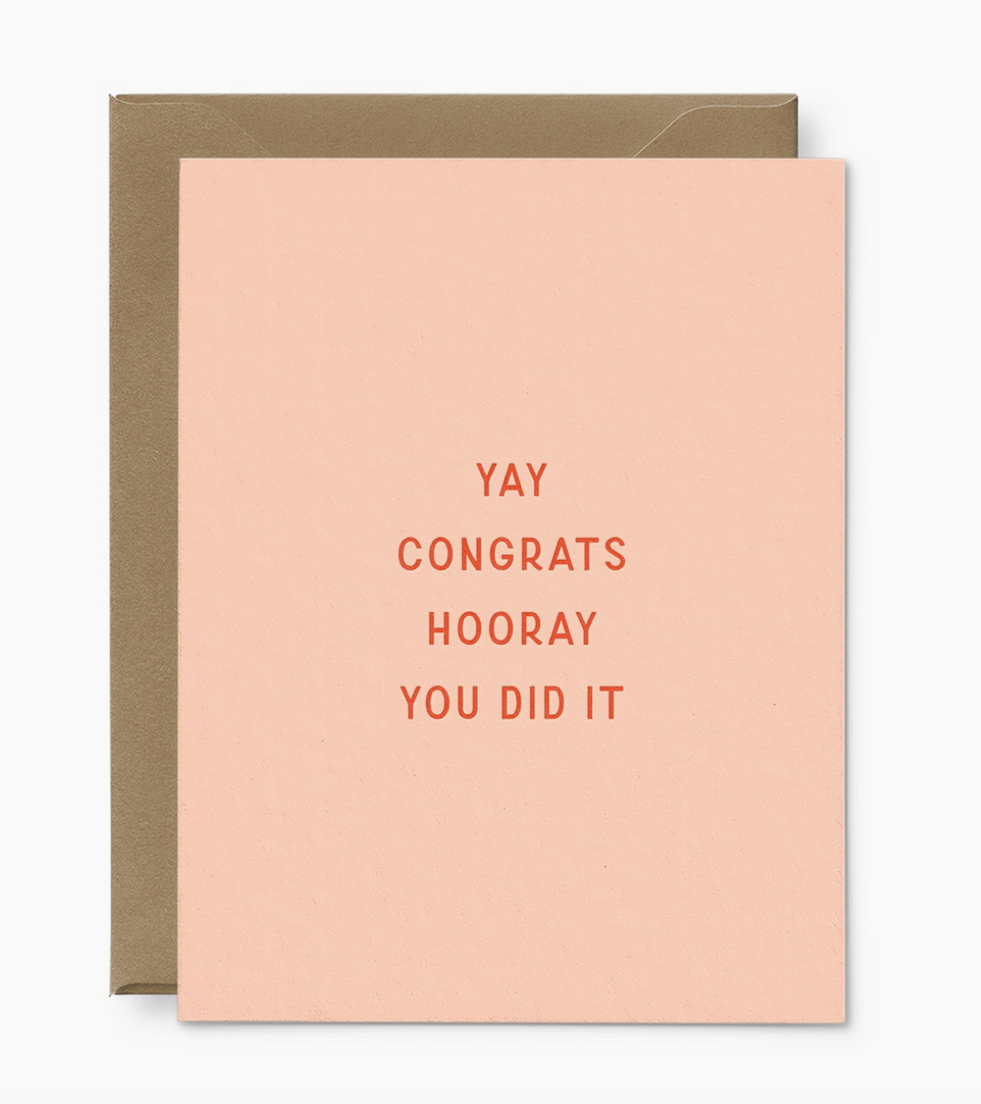 Yay/Congrats/Hooray Card