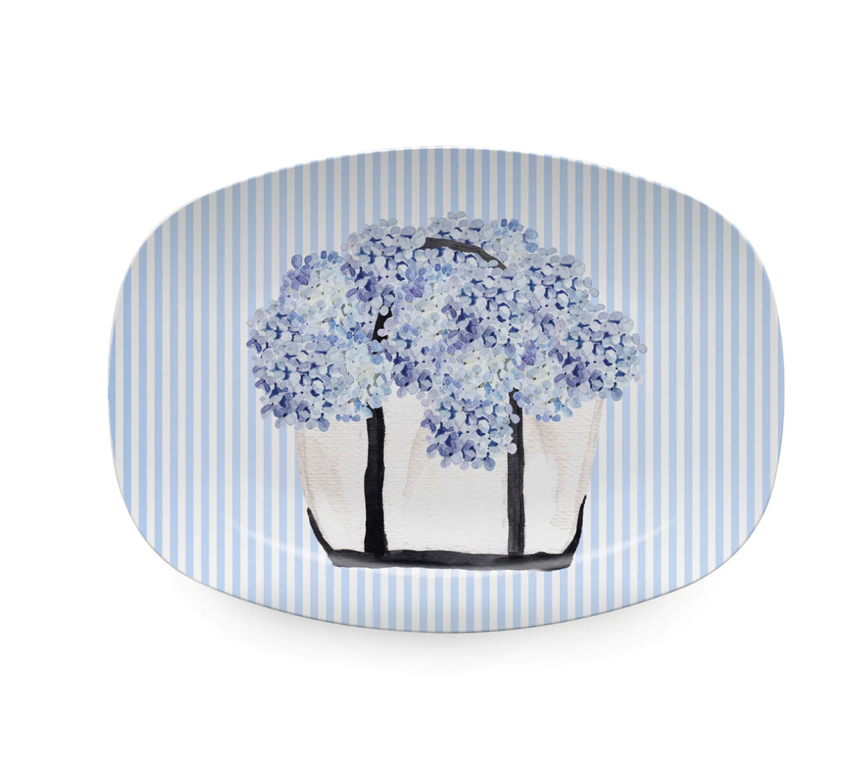 Nantucket Basket Striped Tray