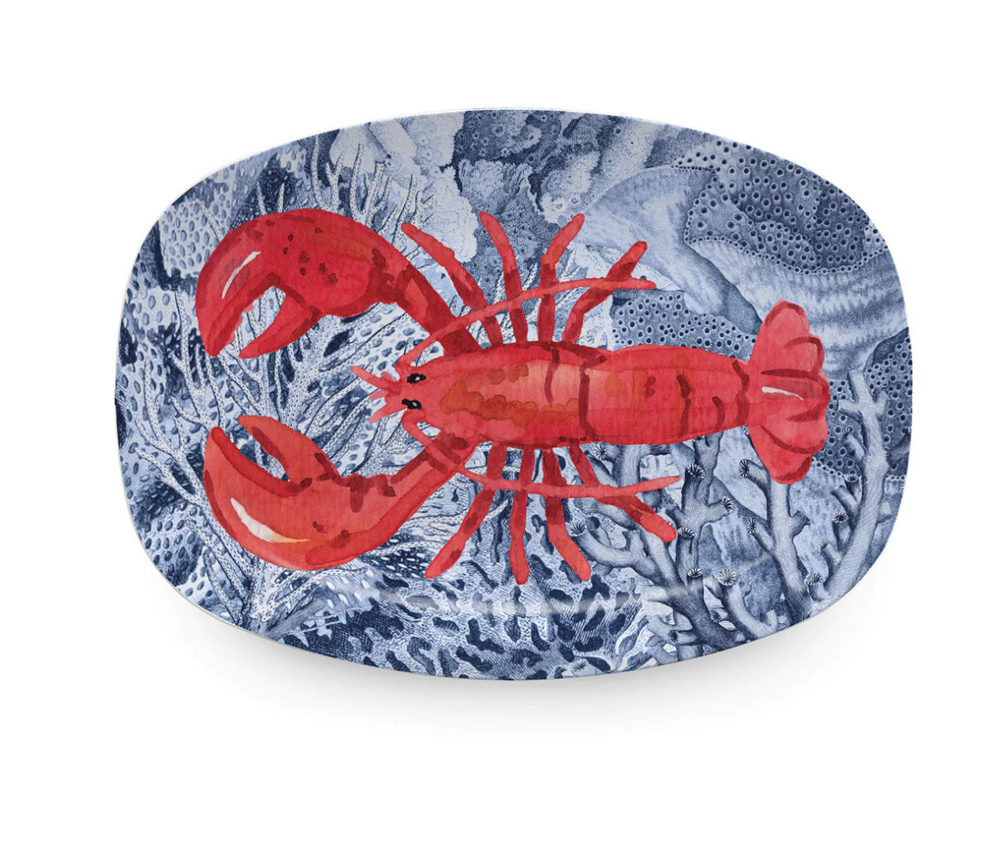 Lobster Striped Tray