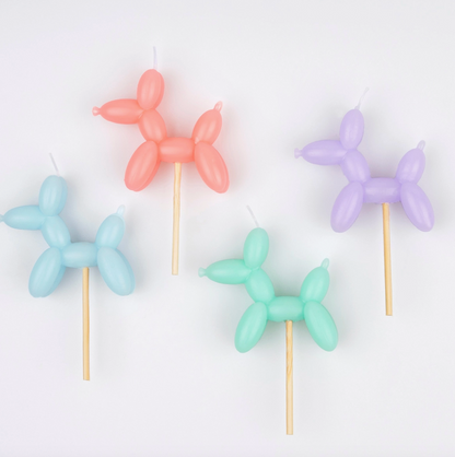 Balloon Dog Candles