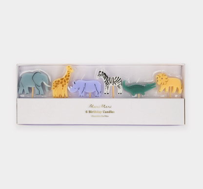 Jungle Animal Candles