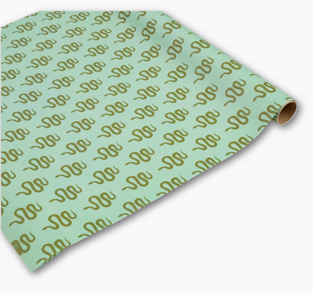 Serene Snake Wrapping Paper
