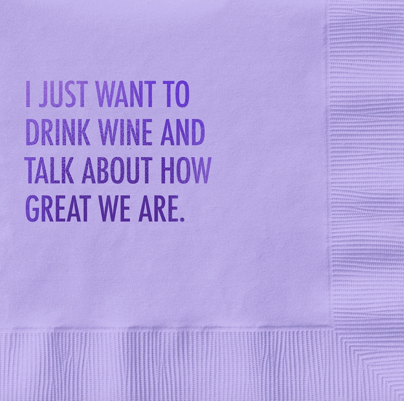 Wine &amp; Great Cocktail Napkins