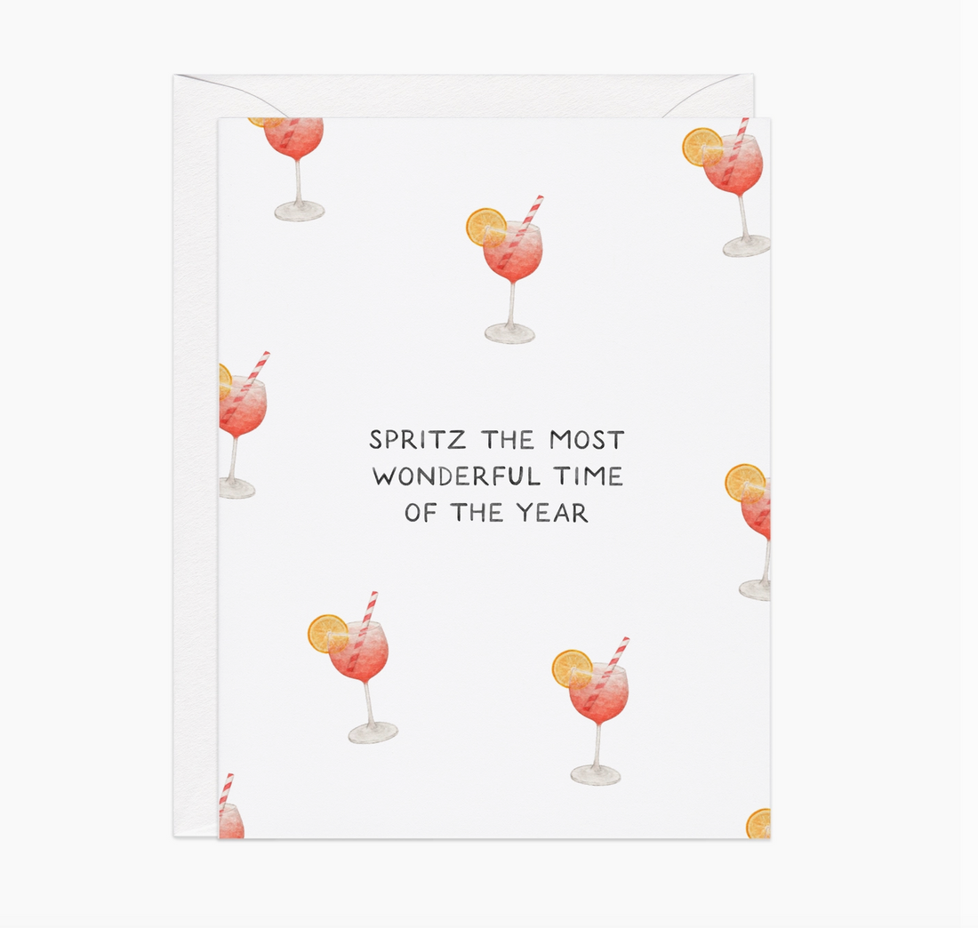 &quot;Most Wonderful Spritz&quot; Card