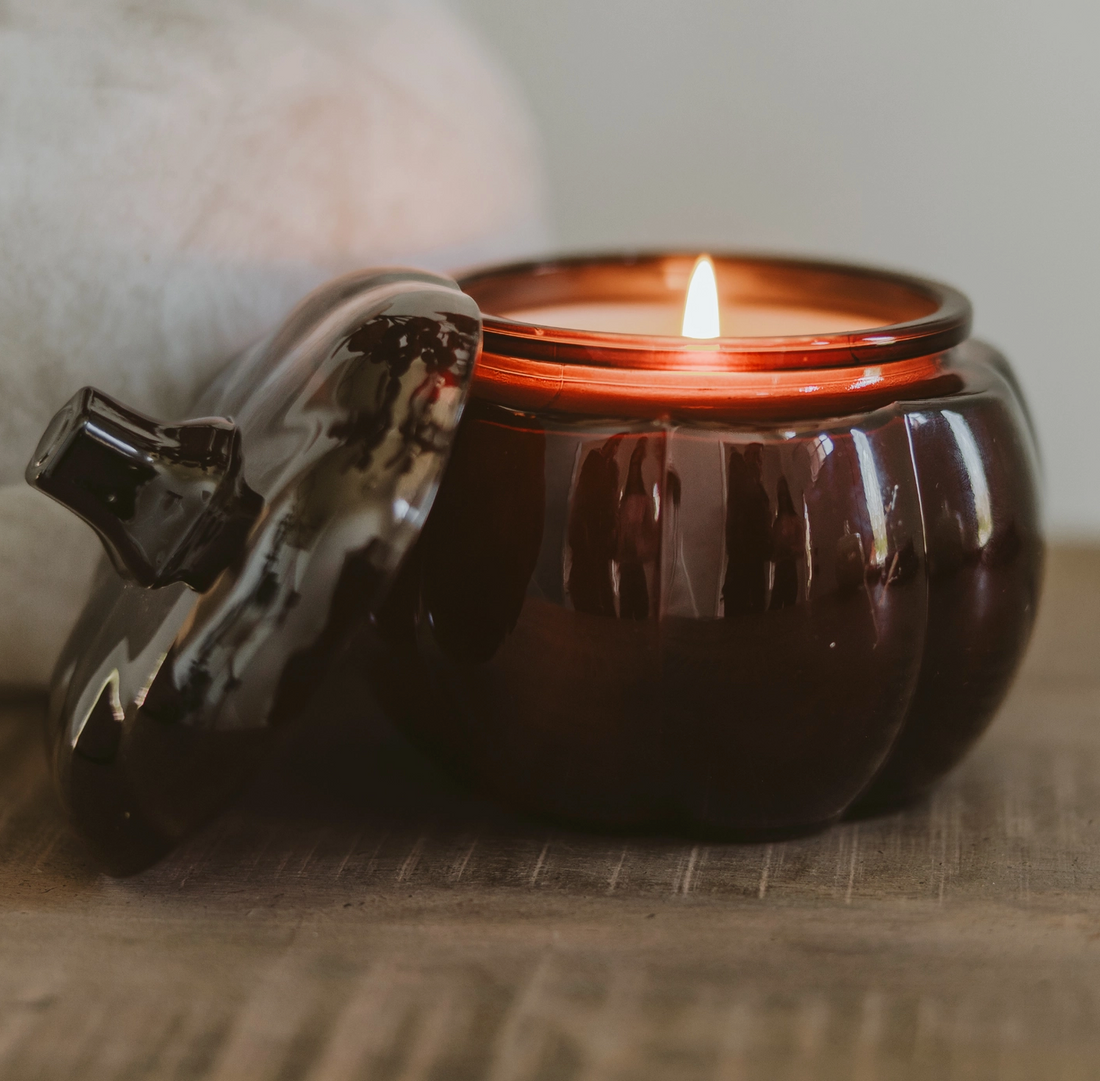 Hello Fall Pumpkin Jar Candle