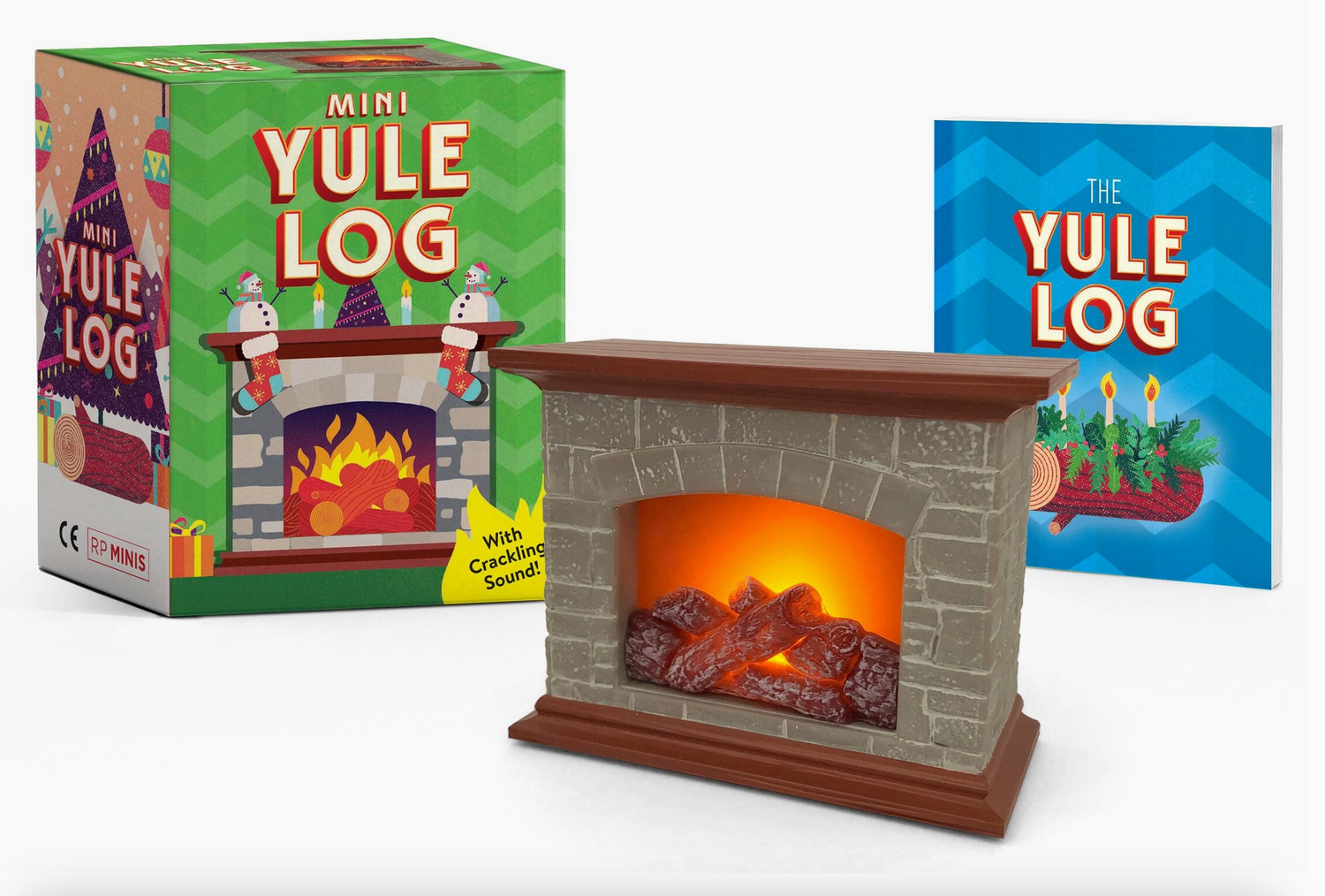 Desktop Mini Yule Log