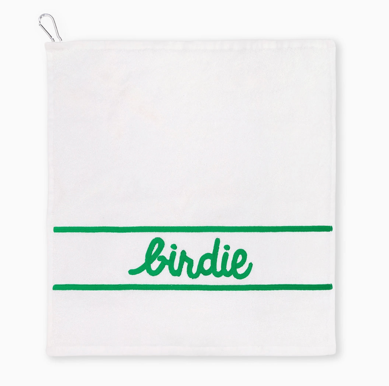 &quot;Birdie&quot; Embroidered Golf Towel