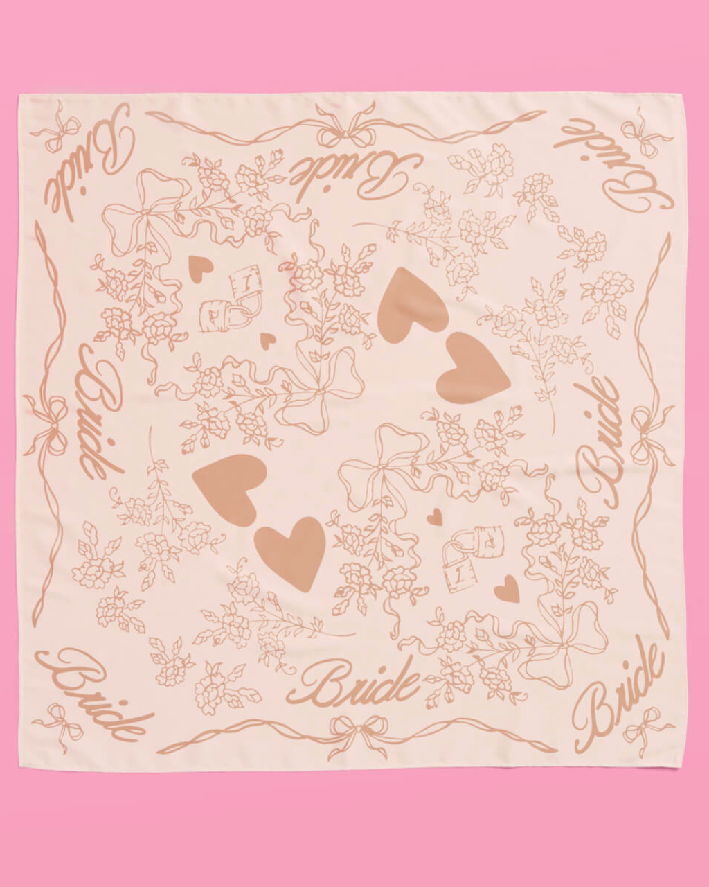 Beige Bride Headscarf