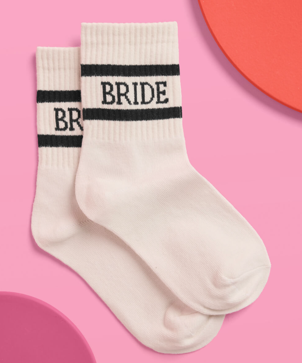 Black &quot;Bride&quot; Socks