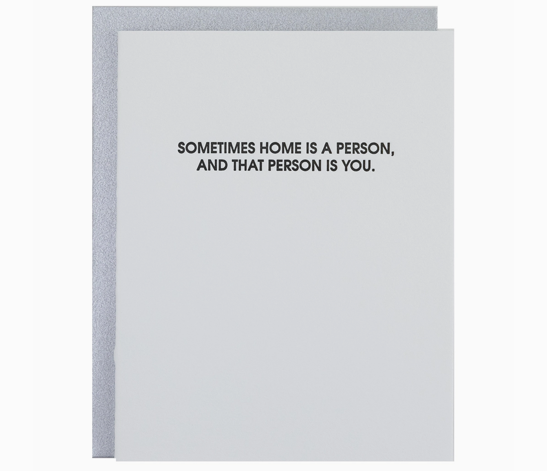 Home Is A Person Card
