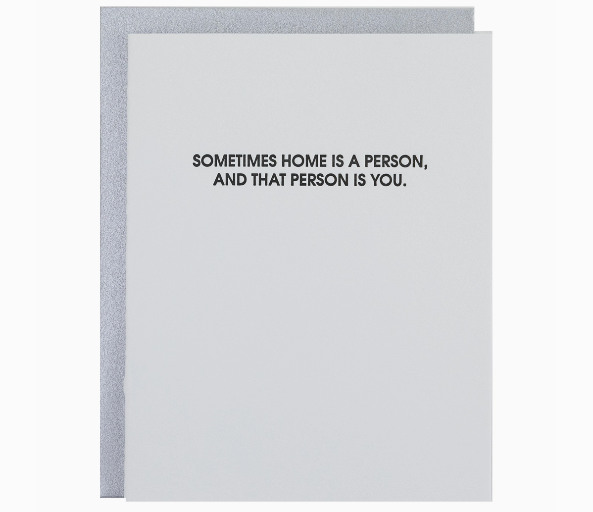 Home Is A Person Card