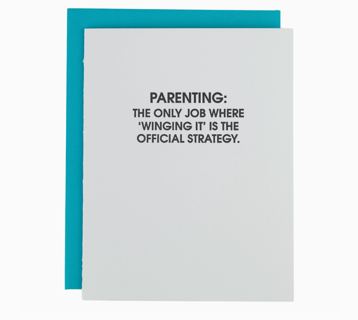 Parenting: Winging It Card