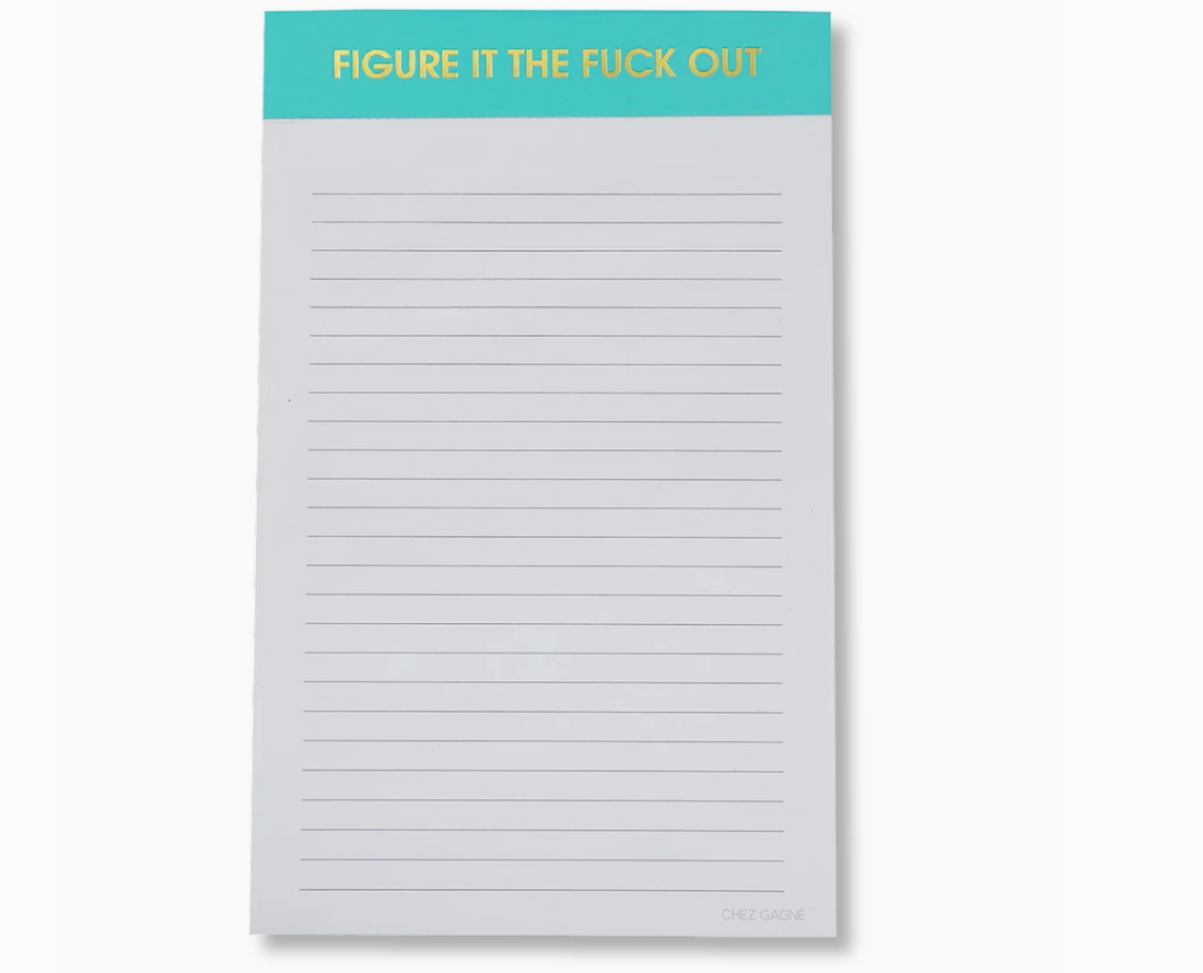 &quot;Figure It The Fuck Out&quot; Notepad