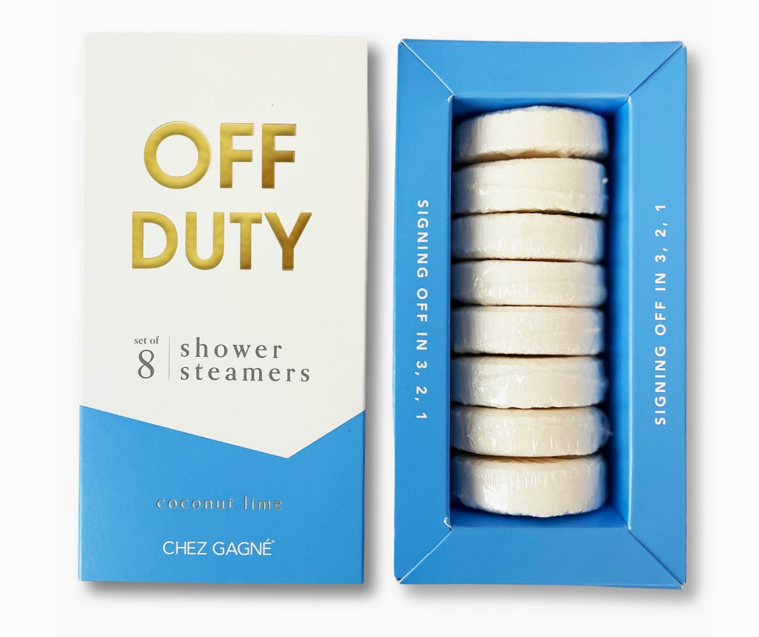 &quot;Off Duty&quot; Shower Steamers