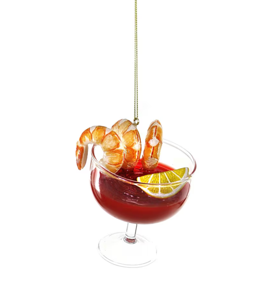 Shrimp Cocktail Ornament