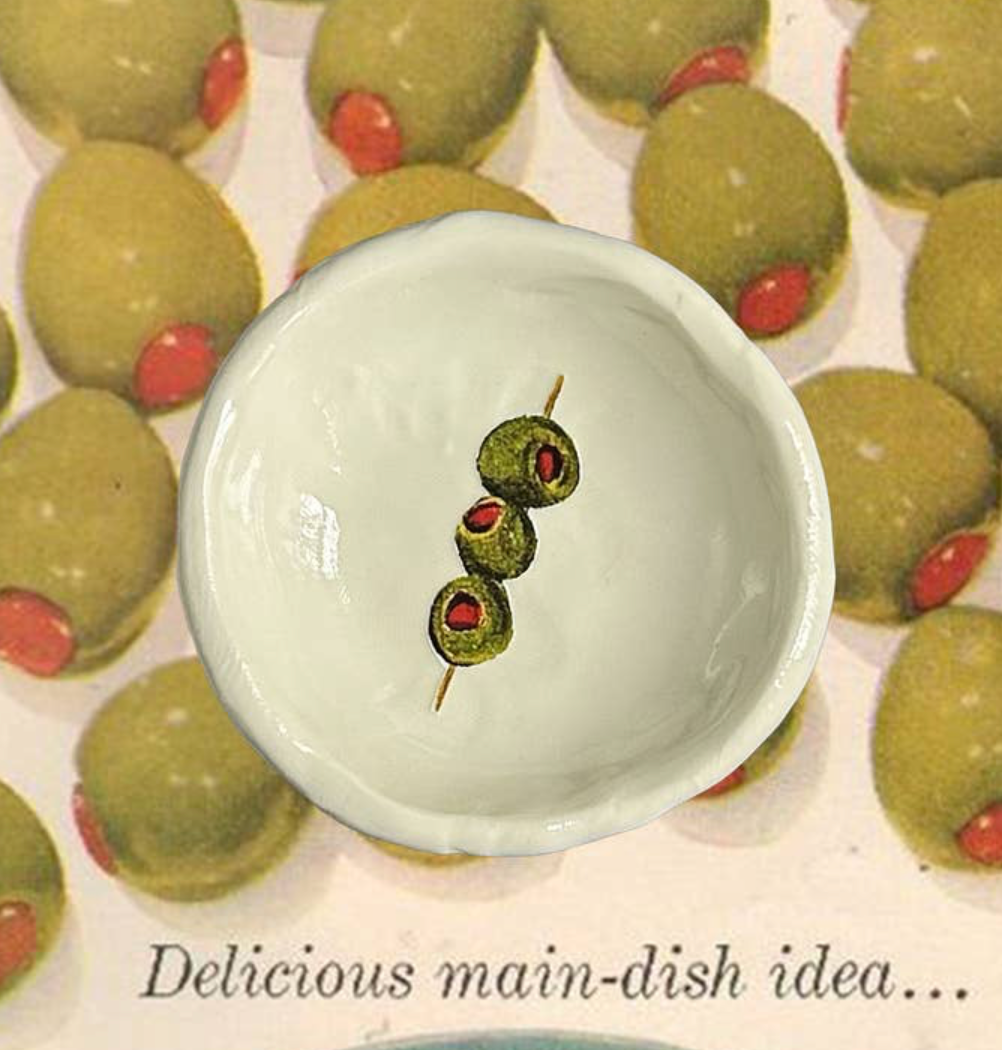 Olives Martini Ring Dish