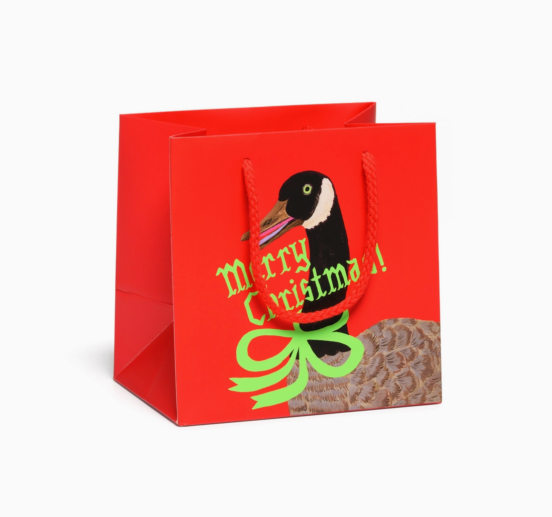 Christmas Goose Gift Bag