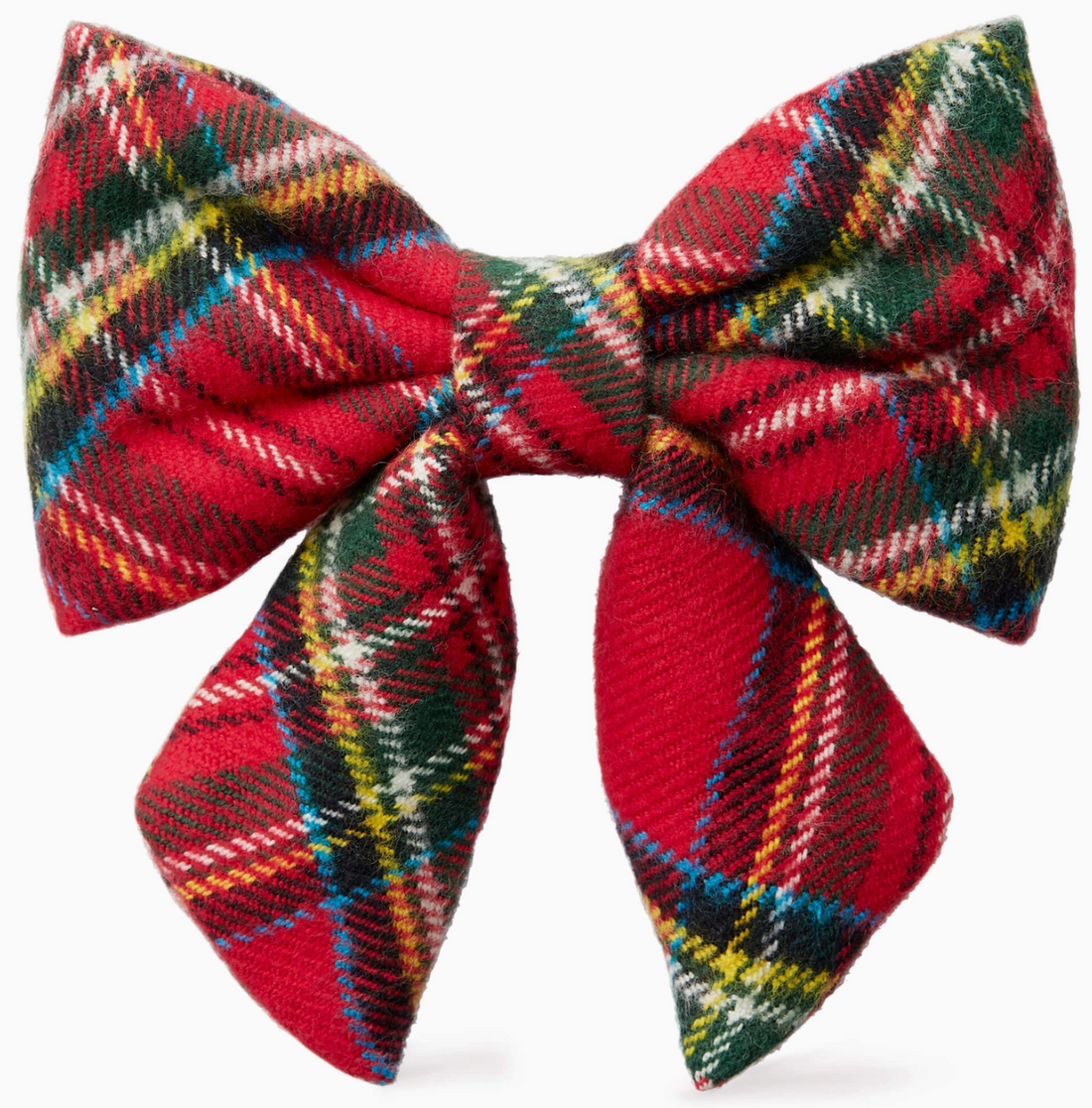 Tartan Plaid Holiday Lady Dog Bow