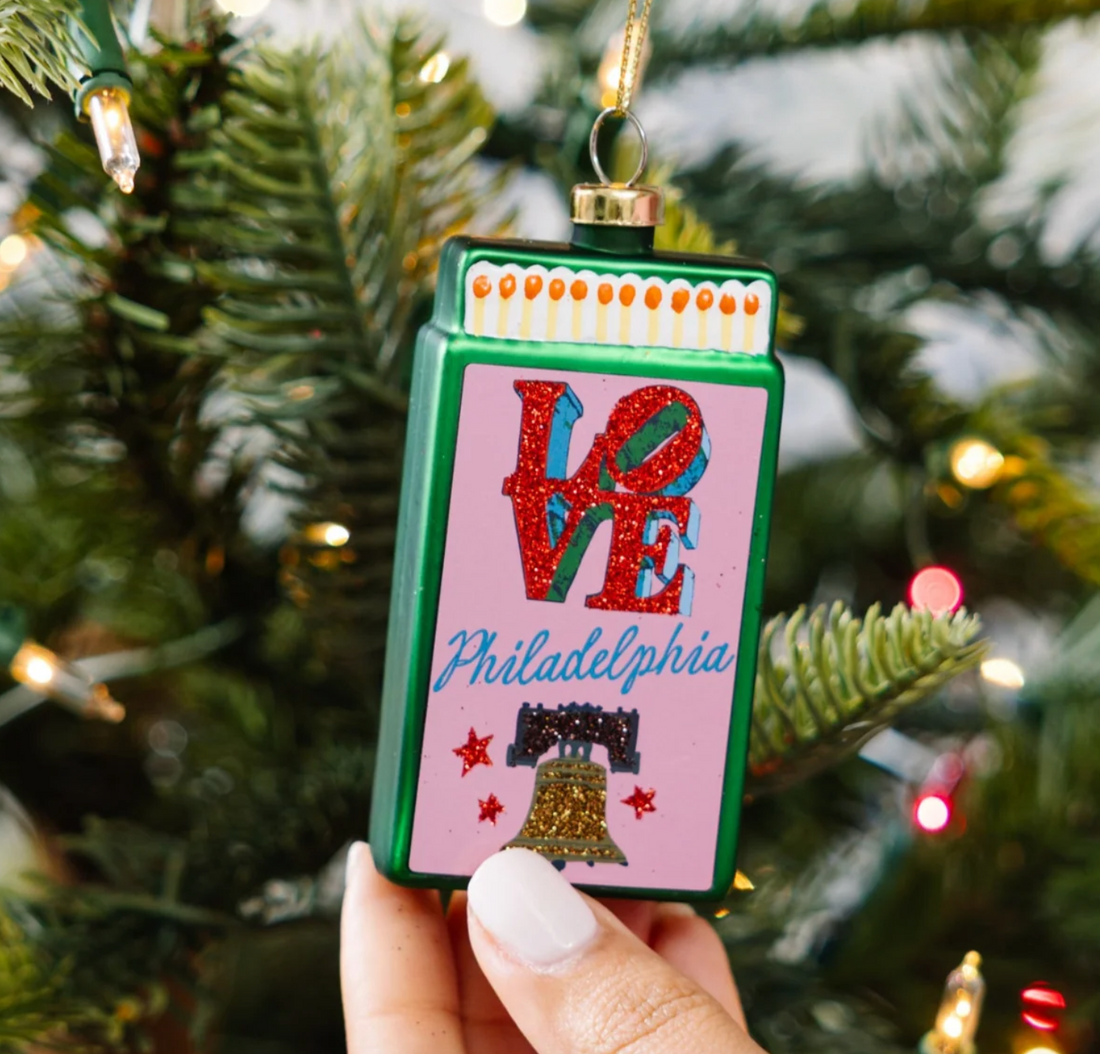 Philadelphia Matchbook Ornaments