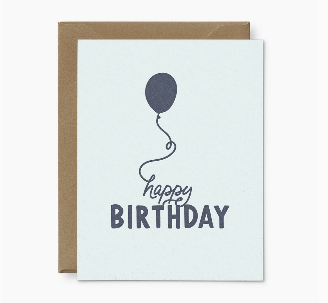 Happy Birthday Balloon Card