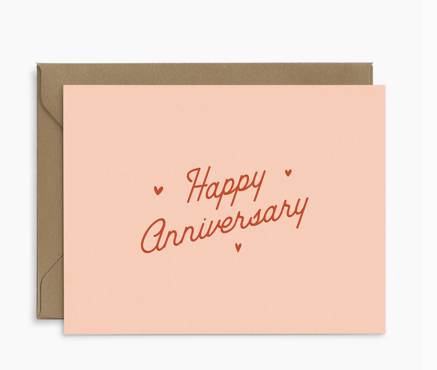 Happy Anniversary Hearts Card