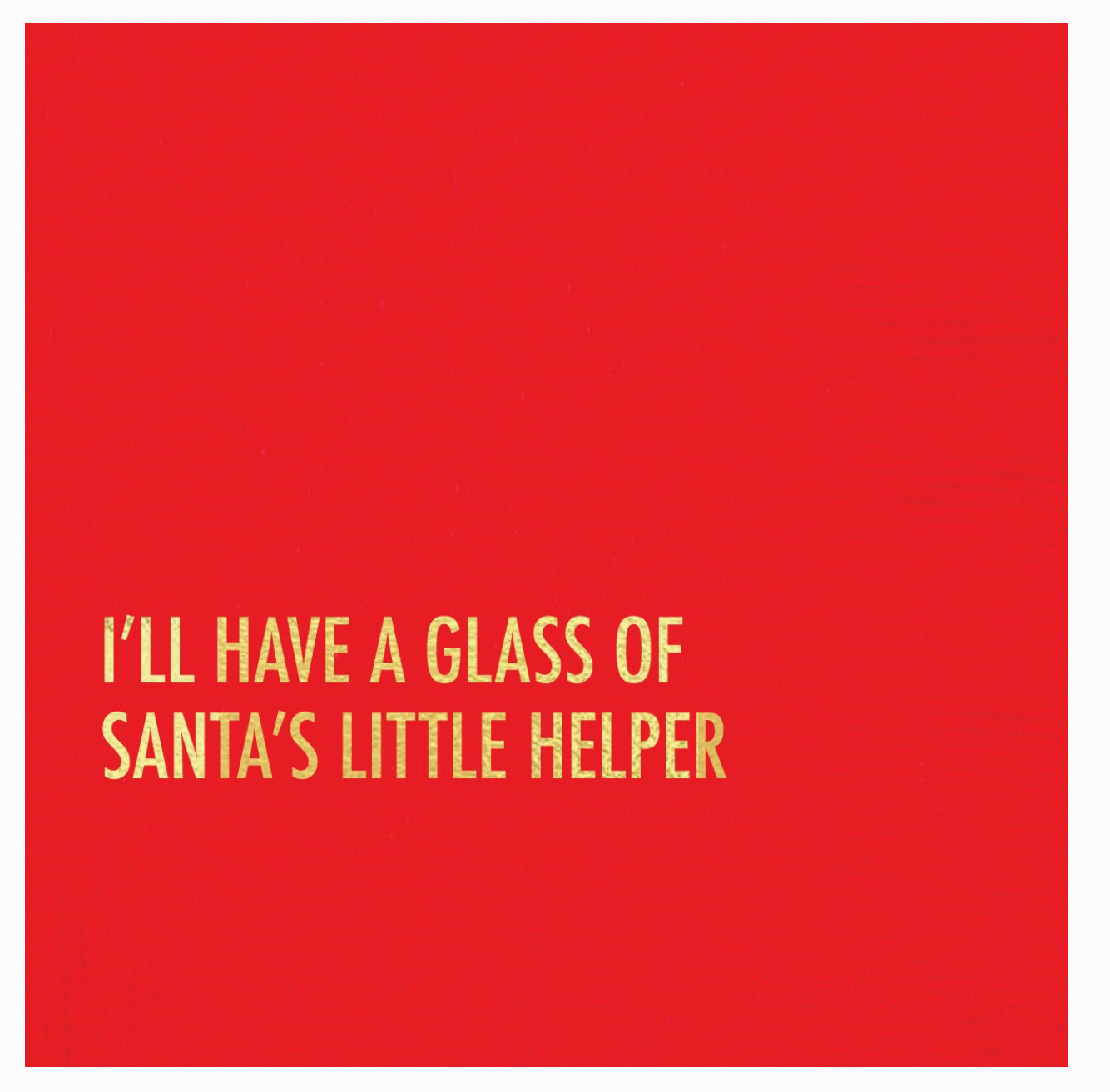 Santa Helper Holiday Napkin