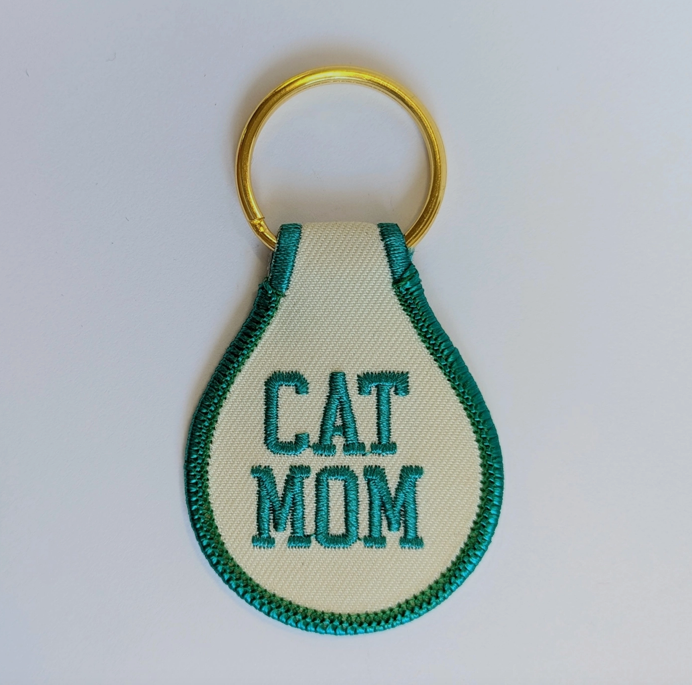 Cat Mom Key Tag