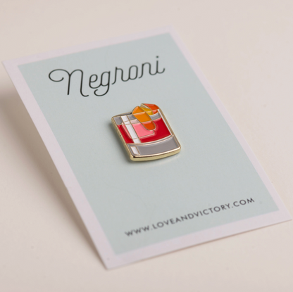 Negroni Enamel Pin