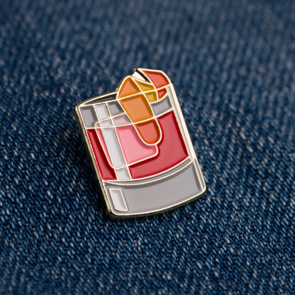 Negroni Enamel Pin
