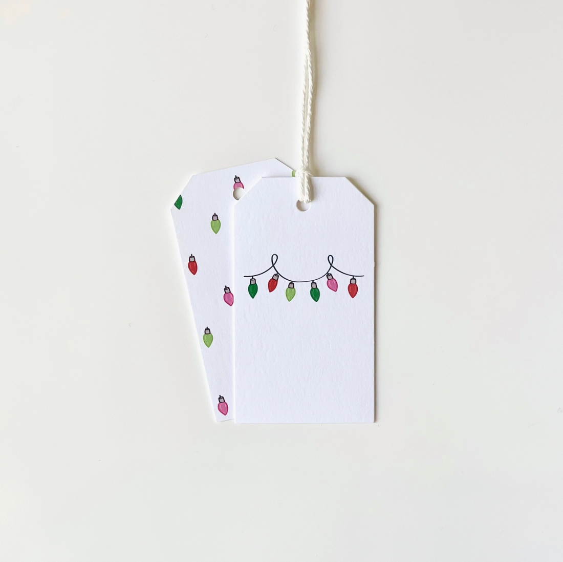 Christmas Lights Gift Tags