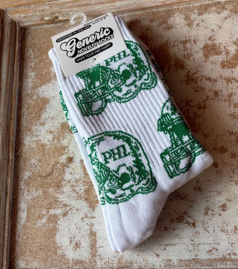 &quot;PHL&quot; Football Helmet Socks