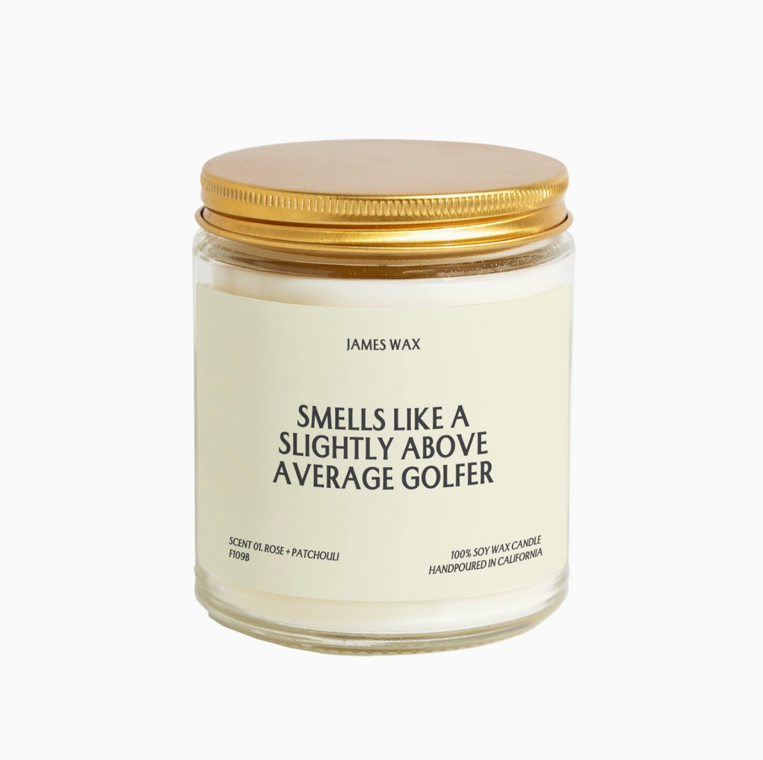 Above Average Golfer Candle