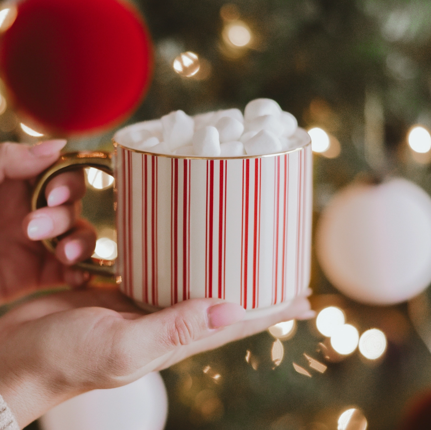 Red Stripe Coffee Mug