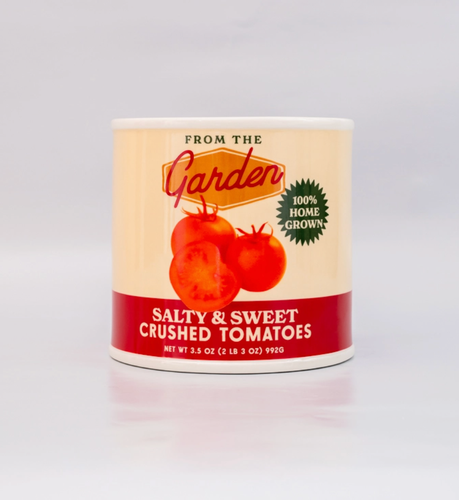 Tomato Can Ceramic Vase