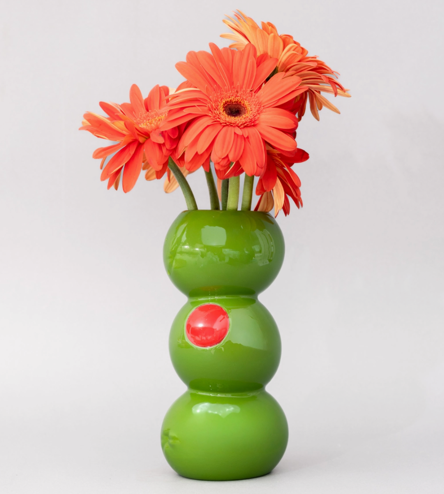 Martini Olive Ceramic Vase
