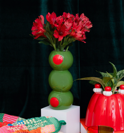 Martini Olive Ceramic Vase