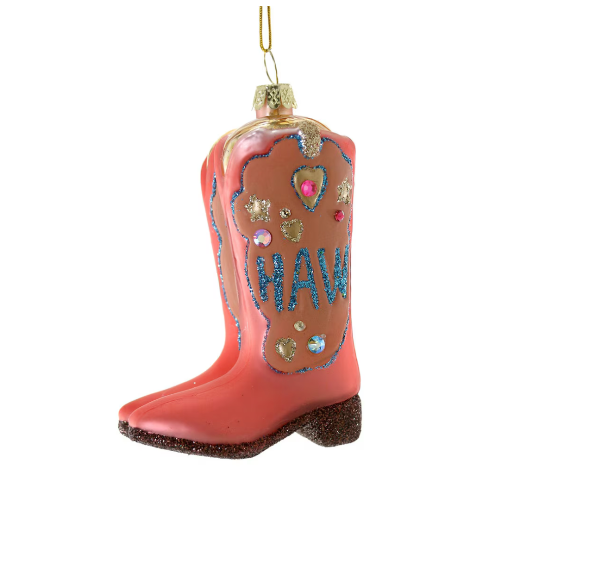 Yee-Haw Boot Ornament