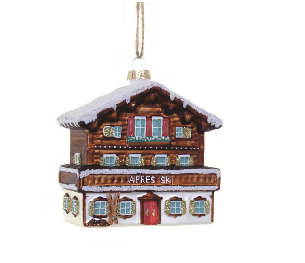 Ski Chalet Ornament