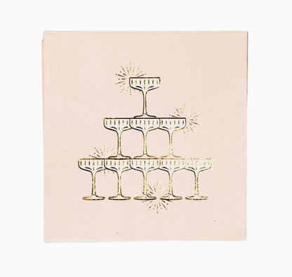 Champagne Tower Cocktail Napkins