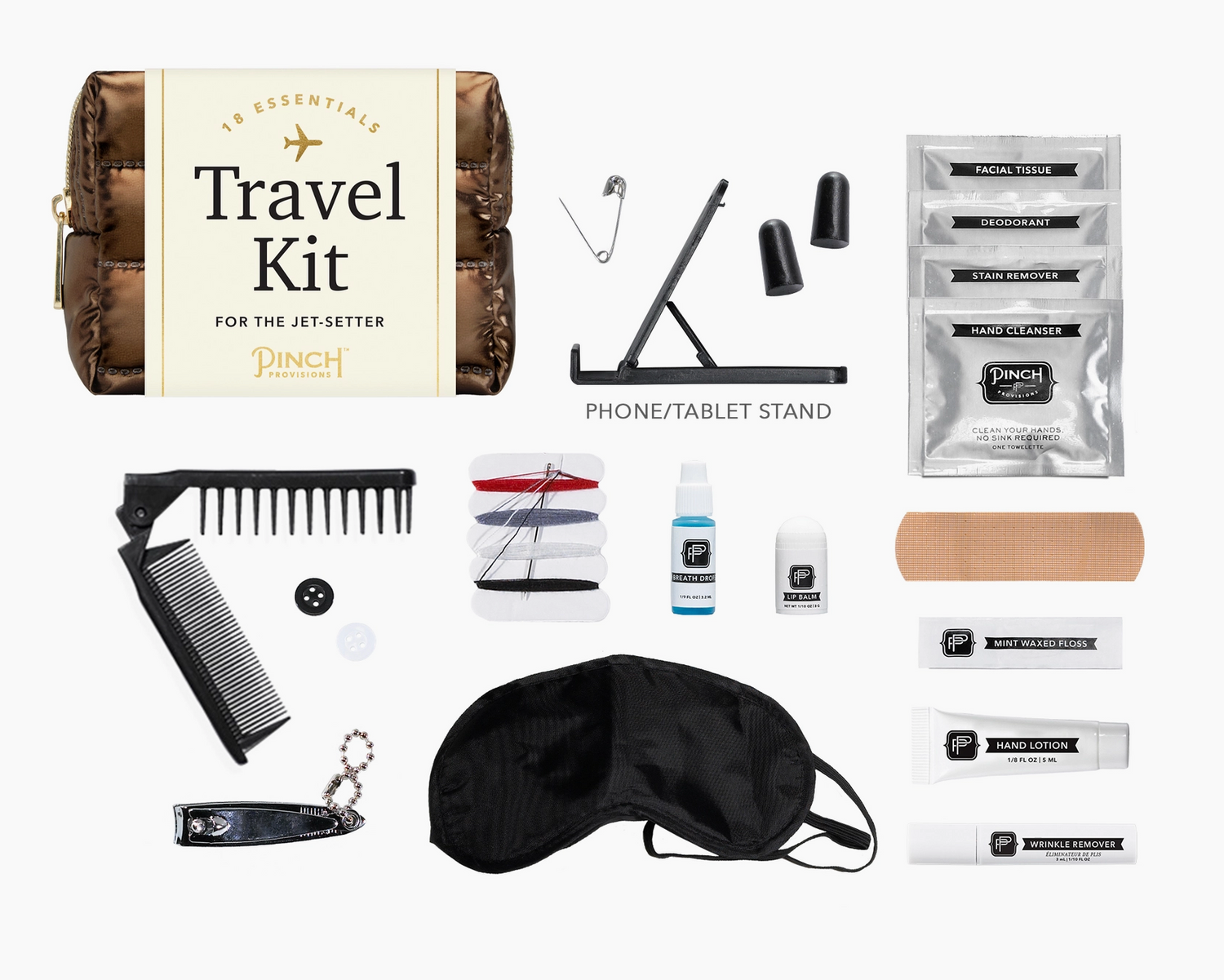 Travel Kit (Brown Puffer)