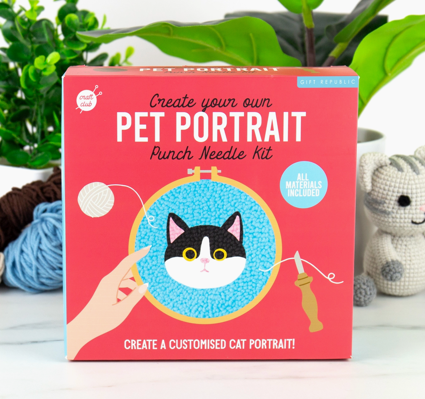 Needlepoint Pet Portraits: Cat