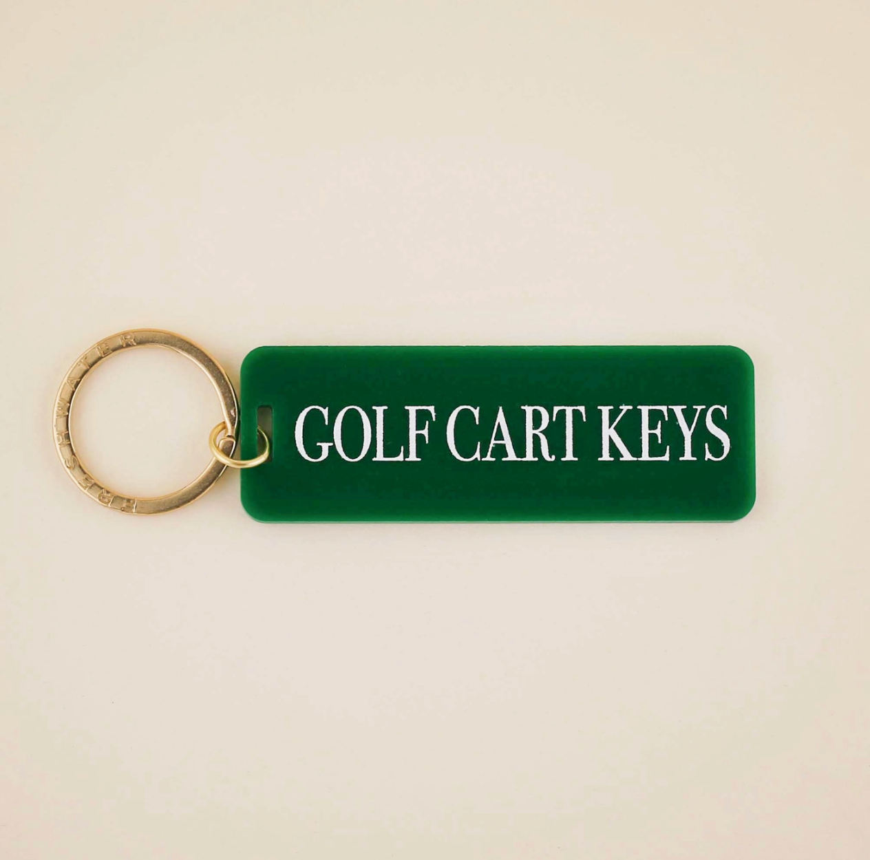 "Golf Cart Keys" Keychain