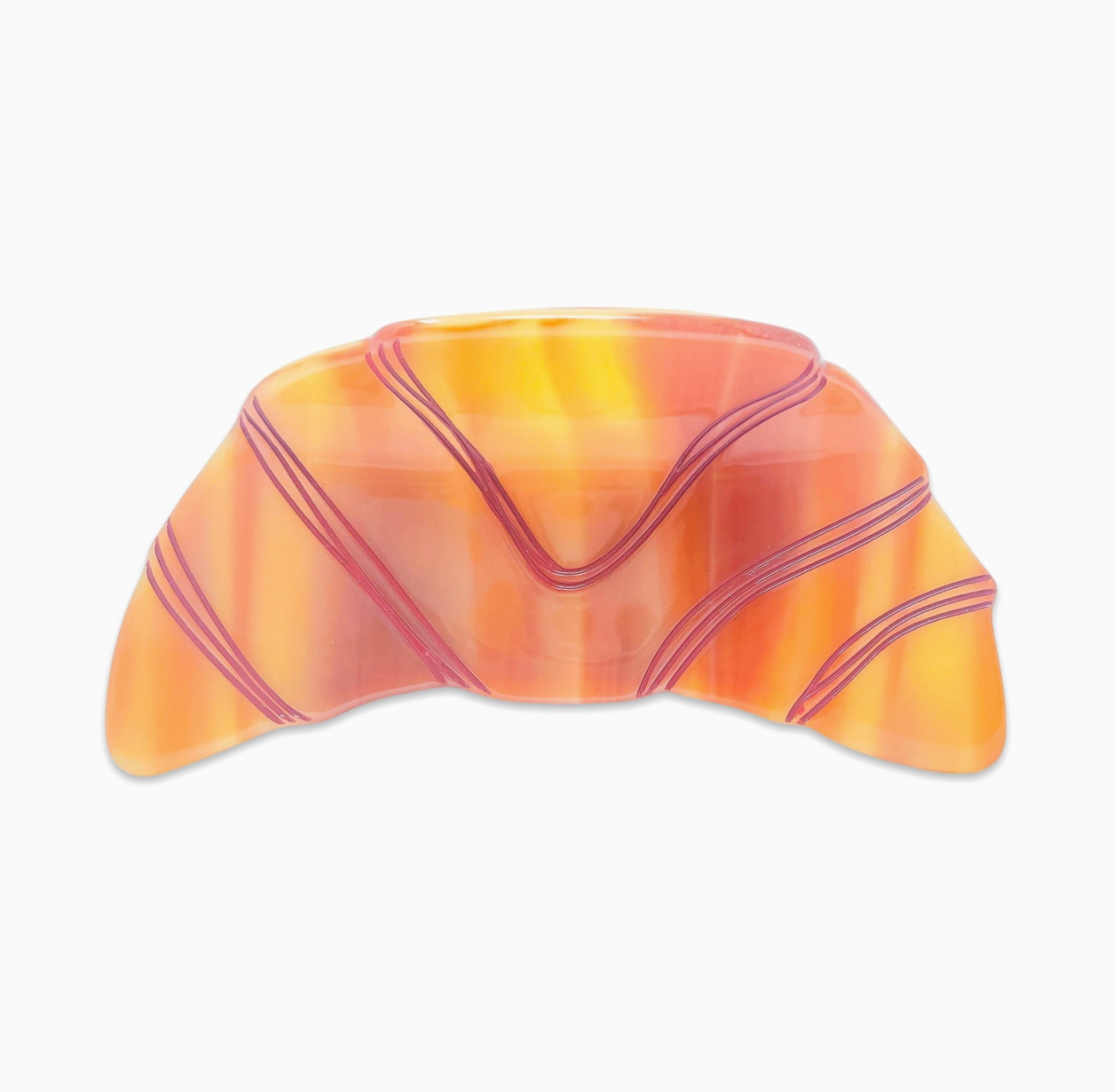 Large Croissant Hair Claw Clip