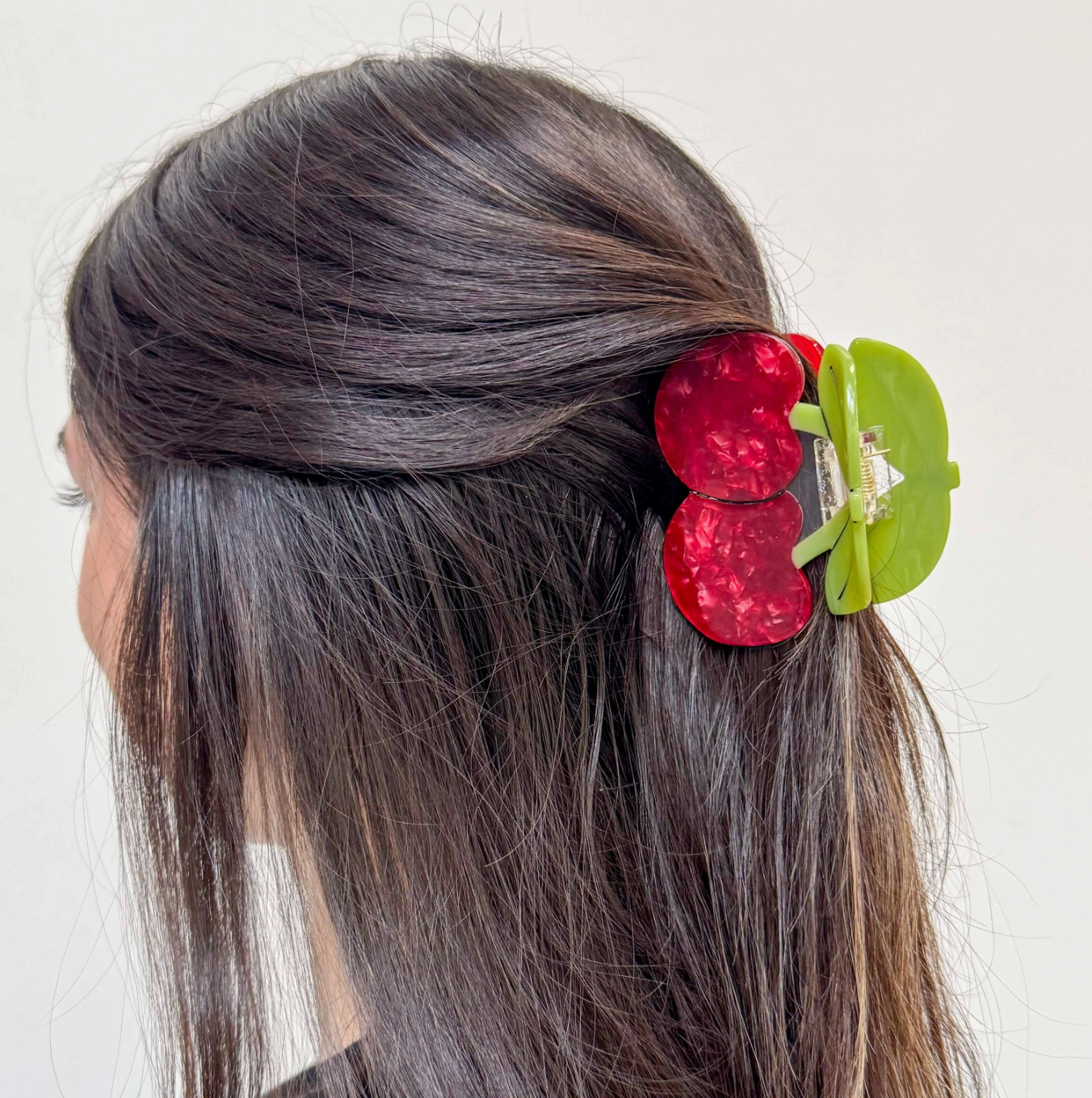 Large Cherries Hair Claw Clip