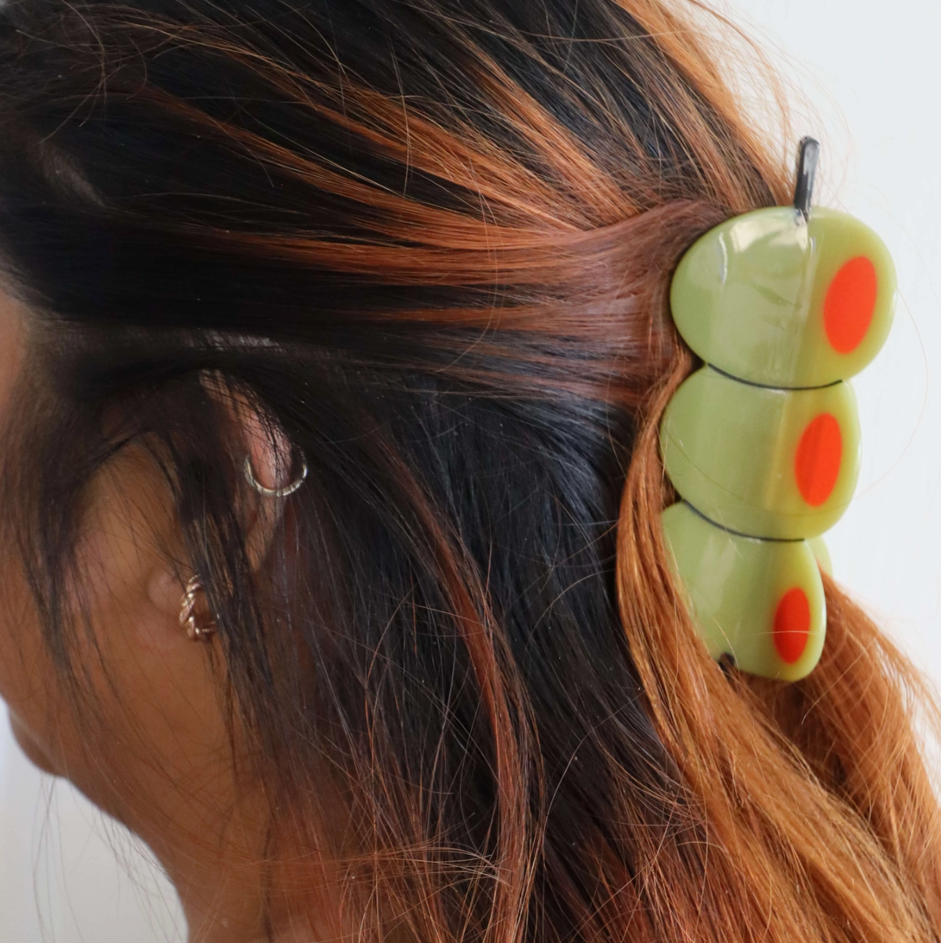 XL Olive Hair Claw Clip
