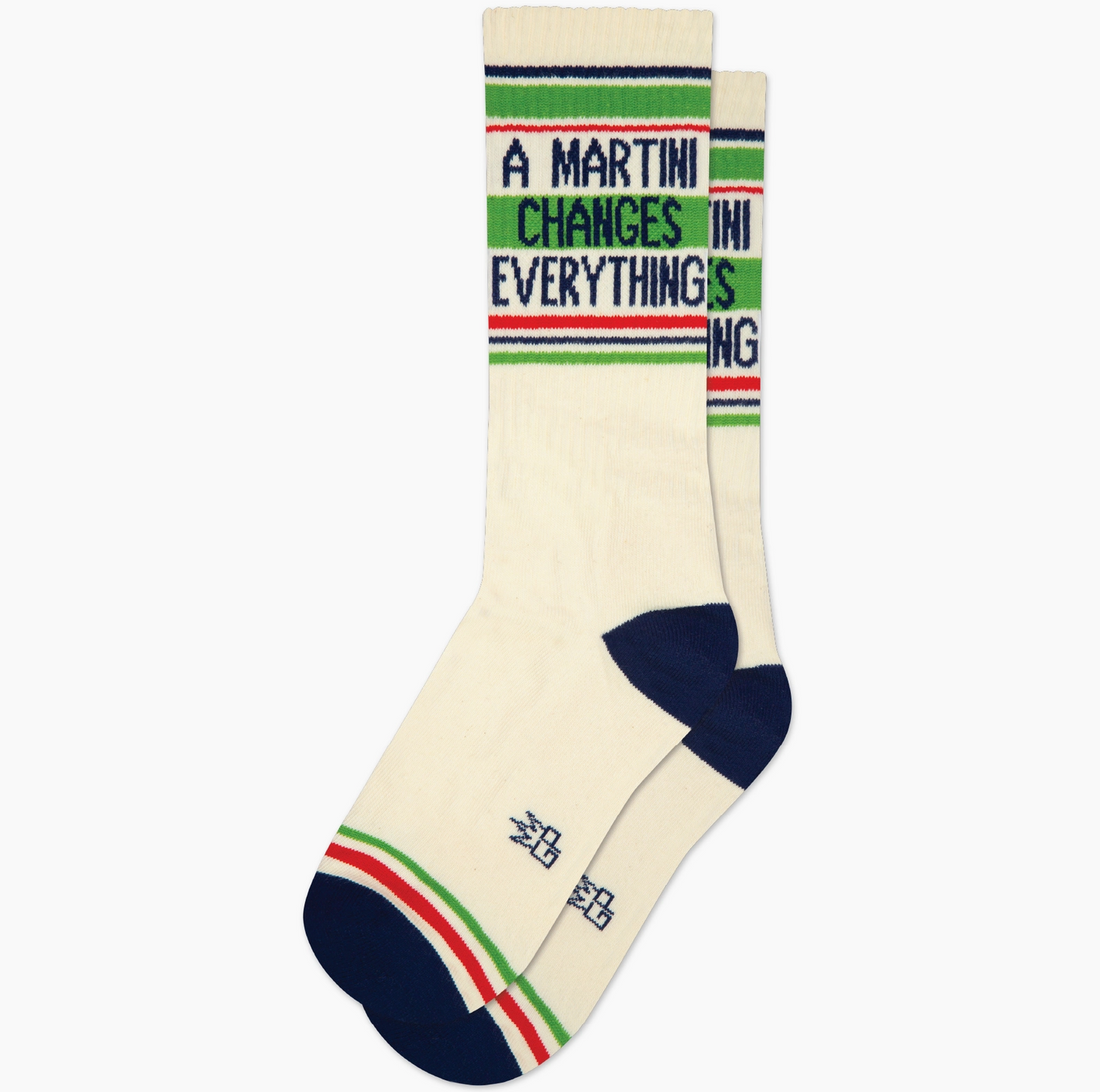 A Martini Changes Everything Socks