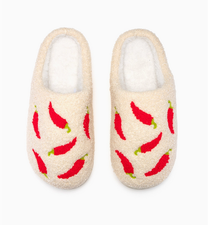 Spicy Chili Pepper Slippers